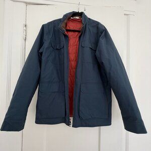 Peter Millar | Men's Waxed Cotton Safari Jacket | Blue